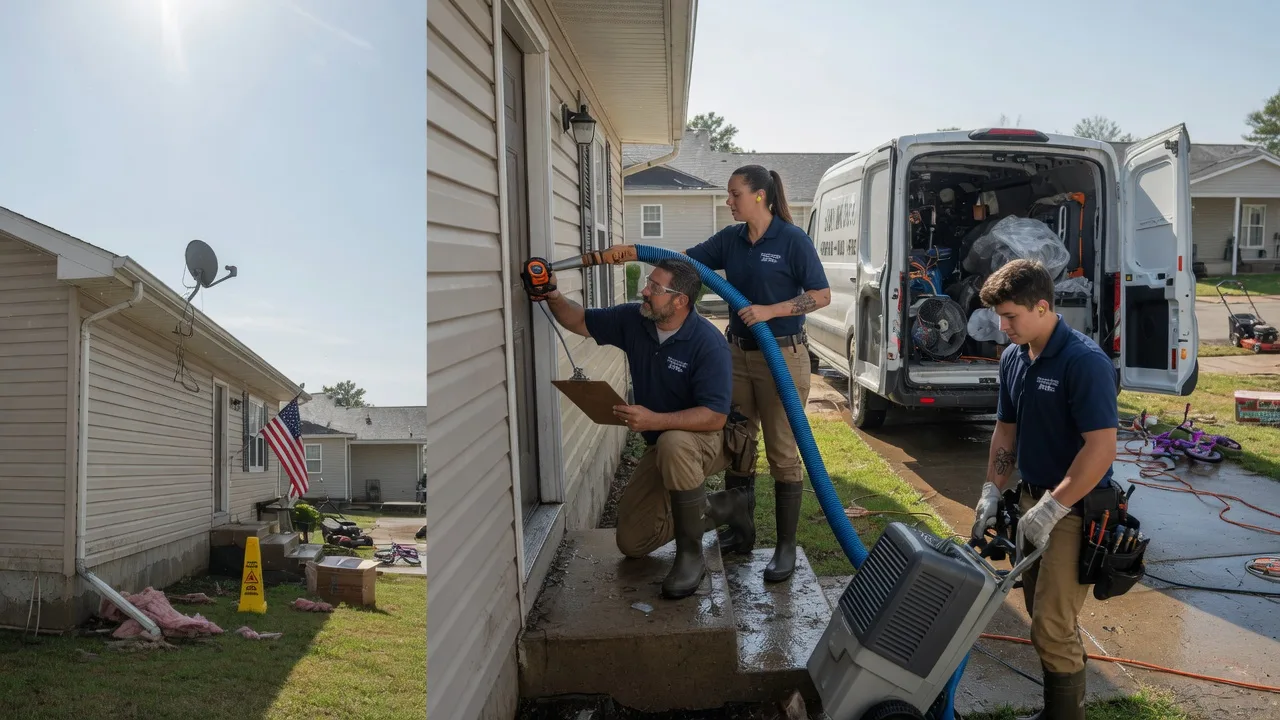 Ceiling Water Damage Restoration in Oakwood, OH near me
